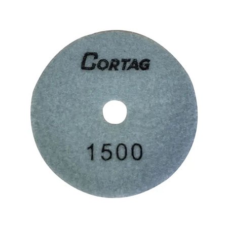 Disco Diamantado para Polimento Seco/Úmido 100mm G1500 Cortag
