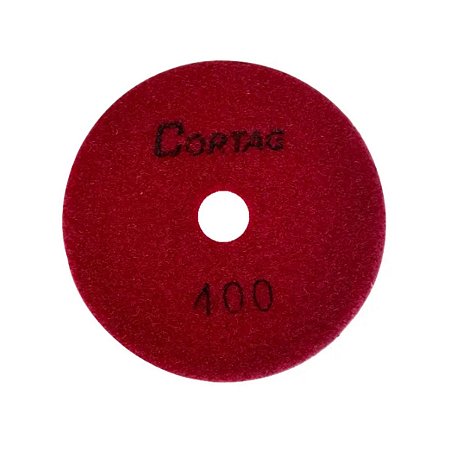 Disco Diamantado para Polimento Seco/Úmido 100mm G400 Cortag