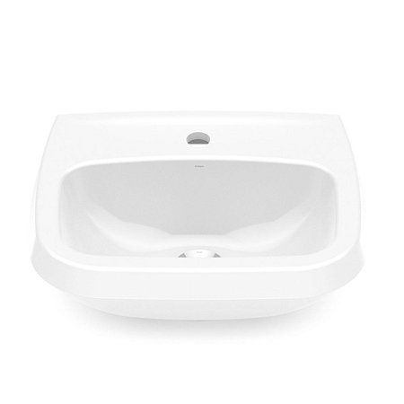Lavatório para Coluna 495x410MM Branco Avant Incepa