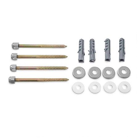 Conjunto de Fixação para Tanque P/M/G e M Builders S12 Cromado Incepa