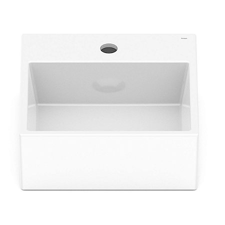 Cuba de Apoio com Mesa 350x350MM Q6 Branco Loft Incepa