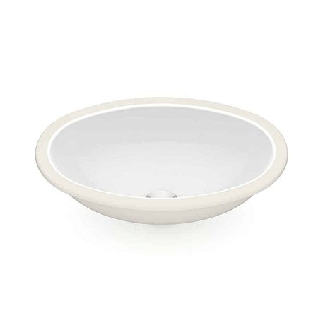 Cuba de Embutir sem Mesa sem Ladrão Oval 495x330MM Biscuit Incepa