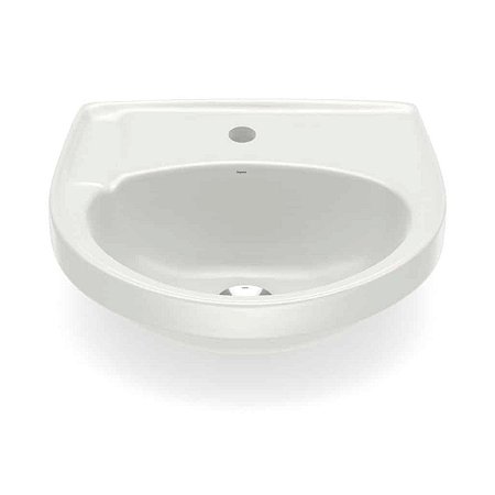 Lavatório para Coluna 470x425MM Bege Parati Logasa