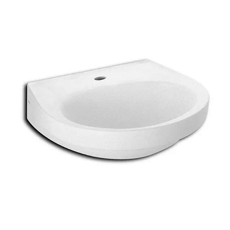 Lavatório para Coluna 470x425MM Branco Parati Logasa