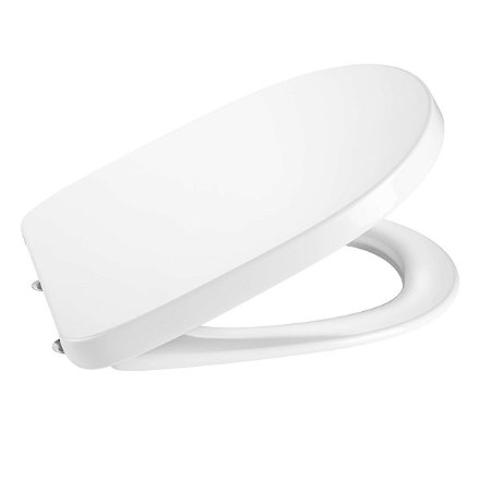 Assento Sanitário PP com Queda Amortecida Debba Round Branco Roca