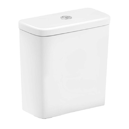 Caixa Para Acoplar Duplo Acionamento 3/6L Debba Classic/Square/Round Branca Roca