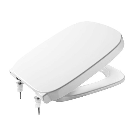 Assento Sanitário PP com Queda Amortecida Debba Classic/Square Branco Roca