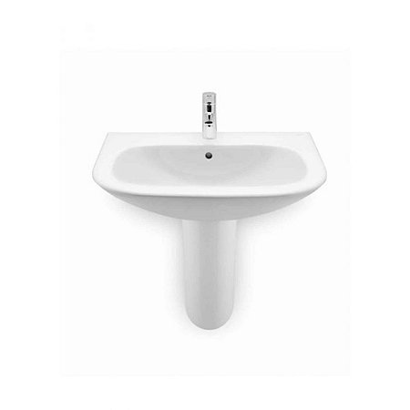 Lavatório para Coluna com Furo Central e sem Ladrão 560x440MM Branco Nexo Roca