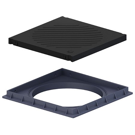 Tampa Reforçada DN100 com Porta Tampa 27801340 Tigre