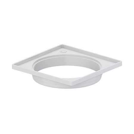 Porta Grelha 100MM Quadrado Branco 27611222 Tigre