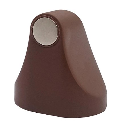 Trava Porta Magnético 4x3,5CM 00054 Marrom Escuro Comfortdoor