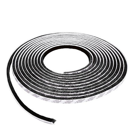 Veda Frestas Escova 5x7MM 5M 00151 Preto Comfortdoor