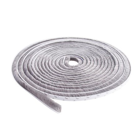 Veda Frestas Escova 10x7MM 5M 00042 Cinza Comfortdoor