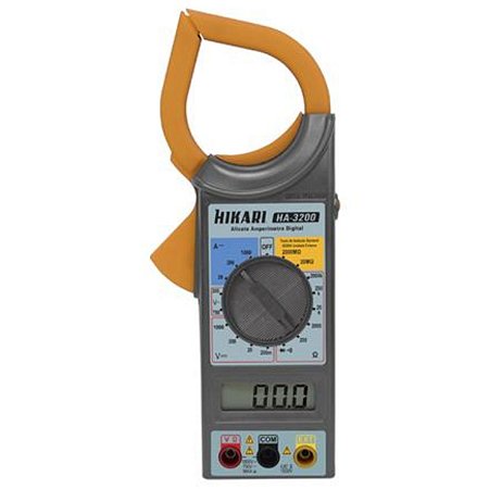 Multímetro com Alicate Amperímetro Digital HA-3200 Hikari