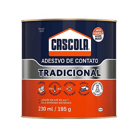 Cola Contato Lata com 195g Cascola