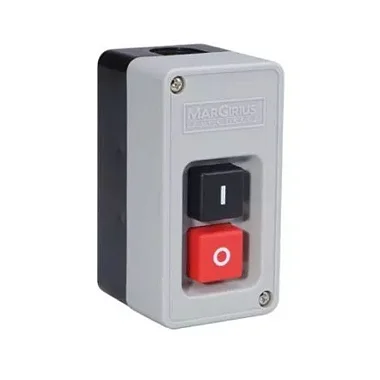 Chave Liga e Desliga Tecla Trífasica 30A 5CV CS-102 C1A1FETP Sobrepor Margirius