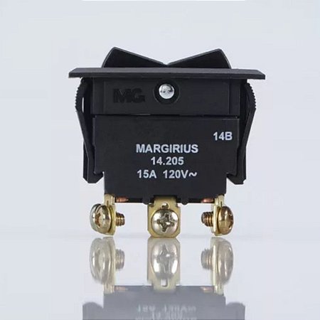 Chave Liga e Desliga com Tecla Plástica MFT1FP1Q 14205 Margirius