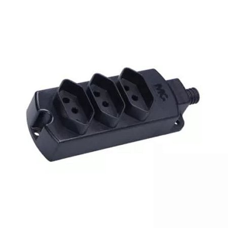 Tomada Múltipla TmU3-310 2P+T 10A Preto Margirius