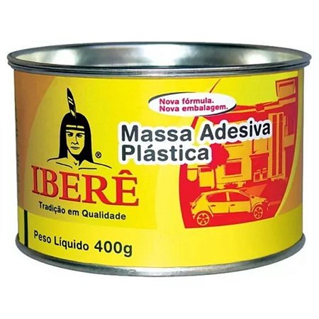 Massa Plástica 400G Branca com Catalisador Ibere