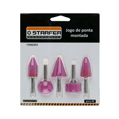 Jogo Ponta Montada 5 Peças Starfer