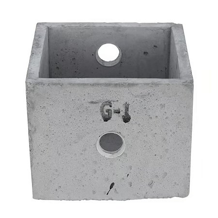 Caixa de Gordura G-1 Pré Moldada SEM TAMPA 35x35x30CM Concrebox