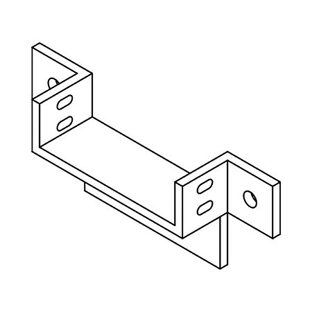 Flange BE-042 100 x 100mm Bandeirantes