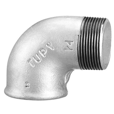 Cotovelo Galvanizado 90º X 1.1/2" Tupy
