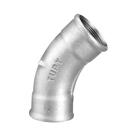 Curva Galvanizado 45° Fêmea 1.1/2 Tupy
