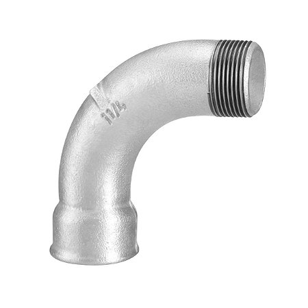 Curva Galvanizado 90° Macho Fêmea 1" Tupy