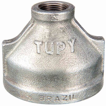 Luva de Redução Galvanizada 1.1/2 X 1 Tupy