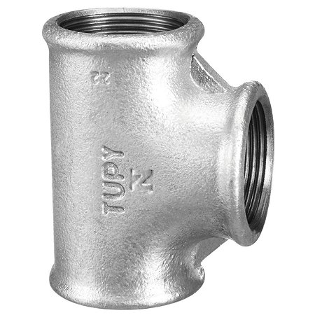 Tê Galvanizado 1/2" Tupy