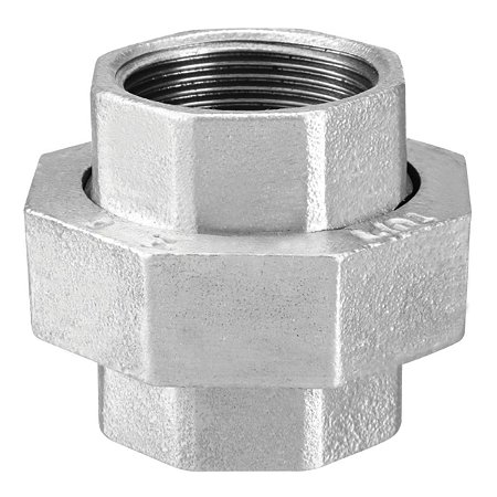 União Galvanizada Assento Cônico Bronze/Ferro 2" Tupy
