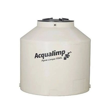 Caixa D"Água 1750L com Filtro, Boia e Tampa Rosca Areia Acqualimp
