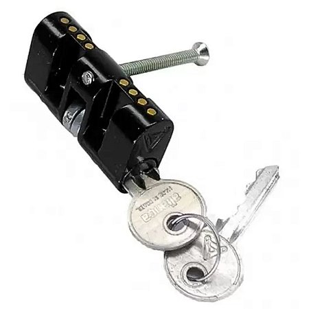 Cilindro para Fechadura Roscado C400 Preto Fosco Aliança