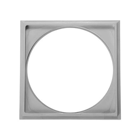 Porta Grelha Quadrado 15CM Cinza Astra