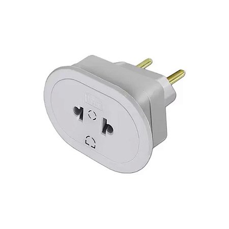 Adaptador Universal 2P 10A 10272-5 Cinza B.Lux 886263
