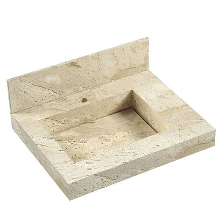 Lavatorio com Cuba Esculpida 60 Travertino 5003503 Bumi