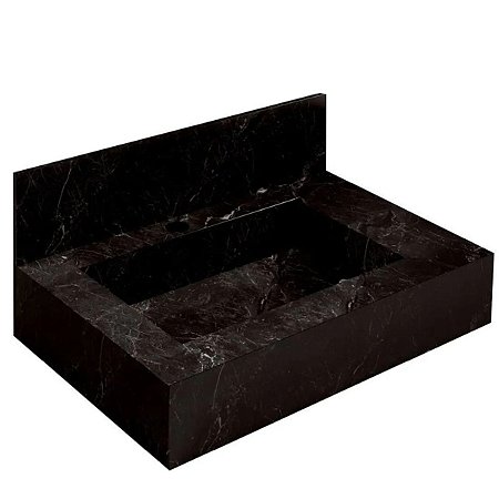 Bancada com Cuba Esculpida Pro 60 Black 5003202 Bumi