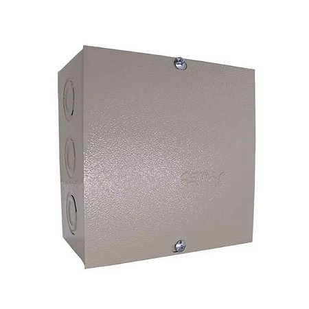 Caixa de Passagem Elétrica de Sobrepor Chapa 302X302X122MM 901005 Cemar