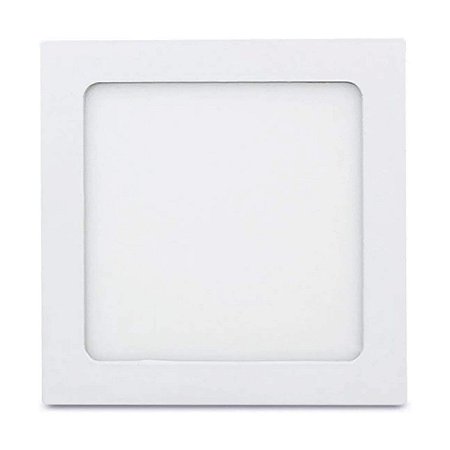 Painel Led de Embutir 18W 6500K Quadrado Bivolt Branco Demi