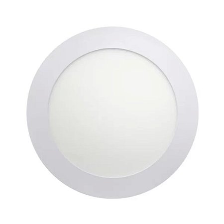 Painel Led de Embutir 18W 6500K Redondo Bivolt Branco Demi