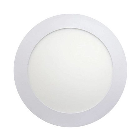 Painel Led de Embutir 24W 6500K Redondo Bivolt Branco Demi