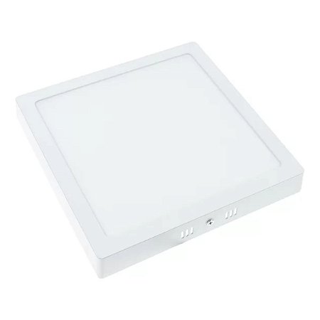 Painel Led de Sobrepor 24W 6500K Quadrado Bivolt Branco Demi