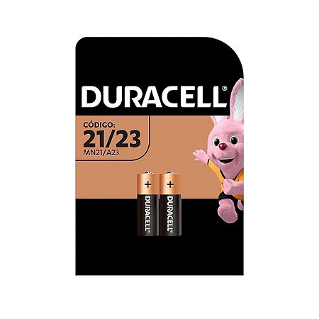 Pilha Alcalina MN21 com 2 Unidades Duracell