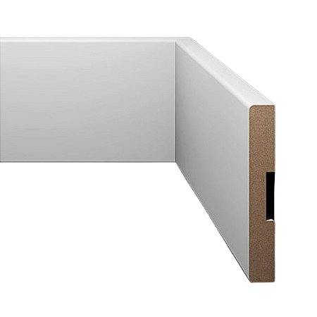 Rodapé Estilo sem Friso 100x2400MM Max Branco Eucafloor