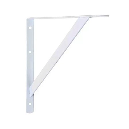 Mão Francesa Leve 22CM Aço Branco Fico
