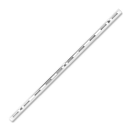 Trilho para Prateleira 50CM Aço Versátil Branco Fico