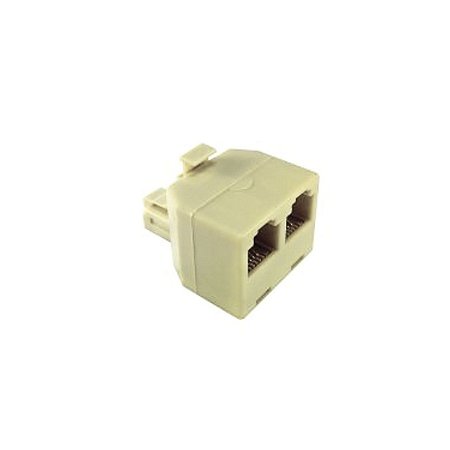 Adaptador "T" Plug Jack P/2 RJ11 Interneed