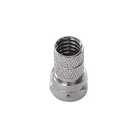 Conector de Metal Niquelado RG59U com Rosca ENC Interneed