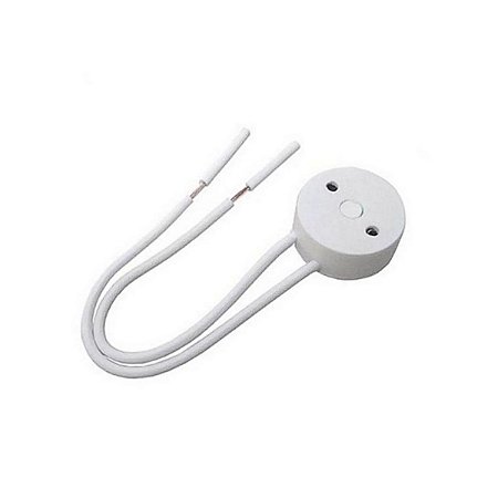 Tomadinha Mini Soquete com Fio 12cm G13 T8/T10/T12 2 Peças Interneed
